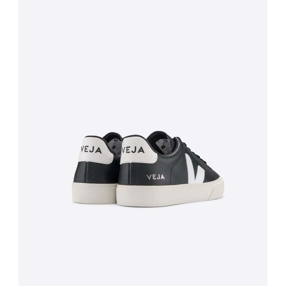 Veja CAMPO CHROMEFREE Low Tops Sneakers Panske Black/White | SK 294TCE